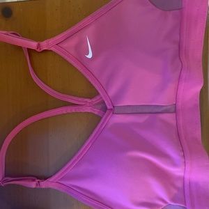 Pink Nike bra